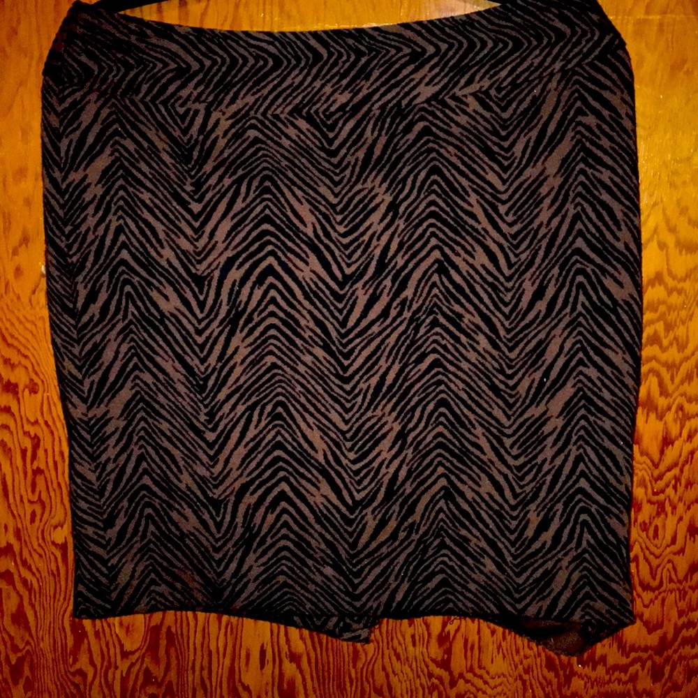 Animal print skirt